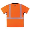 Glowear By Ergodyne 4XL Orange Performance Hi-Vis T-Shirt Black Bottom 8283BK